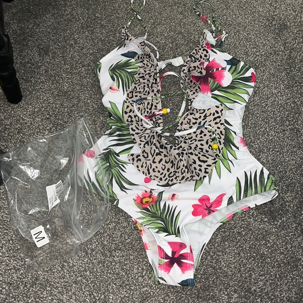 NWT floral one piece